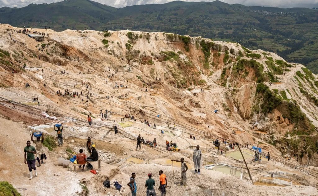 Zones minières sous contrôle rebelle (Rubaya, Masisi, Rutshuru)