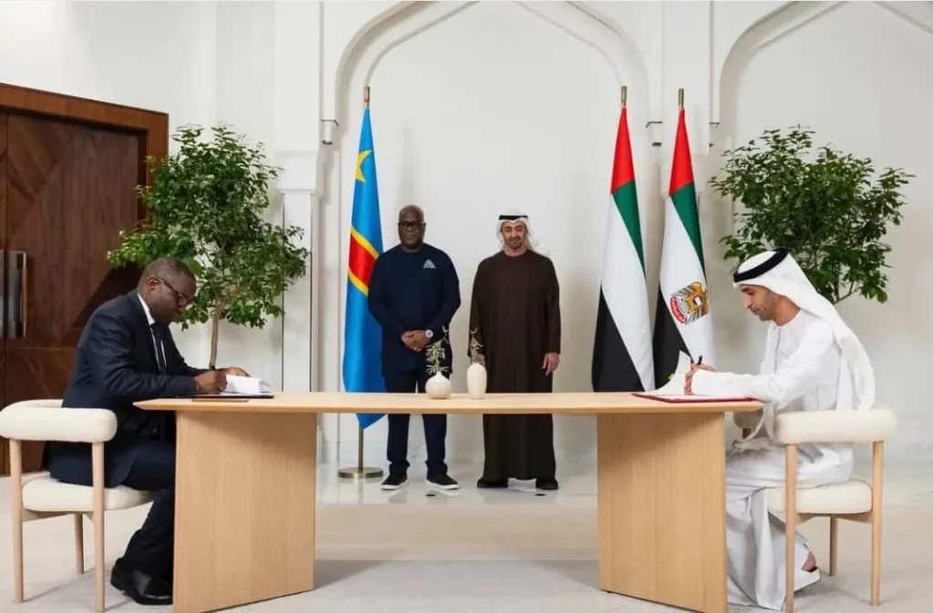 Signature d’un accord RDC–Émirats