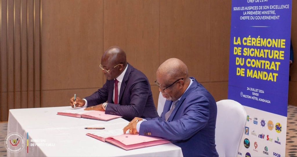 Passation de pouvoir mandataires publics developpement economique RDC